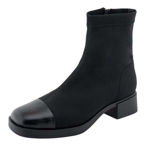 AEROSOLES Shoes - NWT Aerosoles Womens DIMMI Ankle Bootie DIMMI Black Stretch Fabric 6M